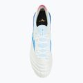 Buty piłkarskie męskie Mizuno Morelia Neo IV β Japan Fg white/tanager turquoise/pink tetra 5