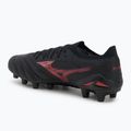Buty piłkarskie męskie Mizuno Morelia Neo IV Β Elite MD black/morelia 40th red/black 3