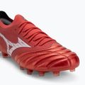 Buty piłkarskie męskie Mizuno Morelia Neo IV Β Elite MD morelia 40th red/white/black 7