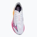 Buty do biegania Mizuno Wave Rebellion Pro 3 white/pink tetra/tang orange 5
