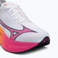 Buty do biegania Mizuno Wave Rebellion Pro 3 white/pink tetra/tang orange 7