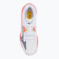 Buty do siatkówki Mizuno Wave Lightning Z8 white/fiery coral 2/citrus 5