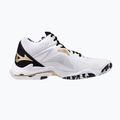 Buty do siatkówki Mizuno Wave Lightning Z8 Mid white/black/ge gold 2