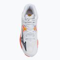 Buty do siatkówki Mizuno Wave Lightning Z8 Mid white/fiery coral 2/citrus 5
