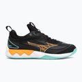 Buty do siatkówki Mizuno Wave Luminous 3 black/tangelo/ice green 2