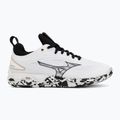 Buty do siatkówki Mizuno Wave Luminous 3 white/black/ge gold 2