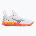 Buty do siatkówki Mizuno Wave Luminous 3 white/fiery coral 2/citrus 2