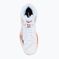 Buty do siatkówki Mizuno Wave Voltage 2 Mid white/fiery coral 2/citrus 5