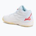 Buty do siatkówki damskie Mizuno Thunder Blade Z Mid white/calypso coral/pale banan 3
