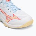Buty do siatkówki damskie Mizuno Thunder Blade Z Mid white/calypso coral/pale banan 7