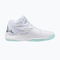 Buty do siatkówki damskie Mizuno Thunder Blade Z Mid white/blue tint 9