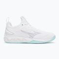 Buty do siatkówki damskie Mizuno Wave Luminous 3 white/blue tint 2