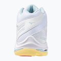 Buty do siatkówki damskie Mizuno Wave Voltage 2 Mid white/calypso coral/pale banan 3