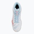 Buty do siatkówki damskie Mizuno Wave Voltage 2 Mid white/calypso coral/pale banan 5