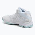 Buty do siatkówki damskie Mizuno Wave Voltage 2 Mid white/blue tint 3