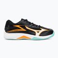 Buty do siatkówki dziecięce Mizuno Lightning Star Z7 black/tangelo/ice green 2