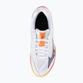 Buty do siatkówki dziecięce Mizuno Lightning Star Z7 white/fiery coral 2/citrus 5