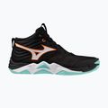 Buty do siatkówki Mizuno Wave Momentum Elite Mid black/tangelo/ice green 8