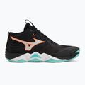 Buty do siatkówki Mizuno Wave Momentum Elite Mid black/tangelo/ice green 2