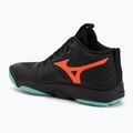 Buty do siatkówki Mizuno Wave Momentum Elite Mid black/tangelo/ice green 3