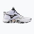 Buty do siatkówki Mizuno Wave Momentum Elite Mid white/black/ge gold 8