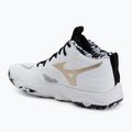Buty do siatkówki Mizuno Wave Momentum Elite Mid white/black/ge gold 3