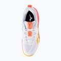 Buty do siatkówki Mizuno Wave Momentum Pro white/fiery coral 2/citrus 5