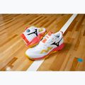 Buty do siatkówki Mizuno Wave Momentum Pro white/fiery coral 2/citrus 7