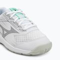 Buty do siatkówki dziecięce Mizuno Cyclone Speed 5 white/black/frozen emerald 7