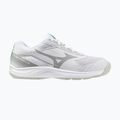 Buty do siatkówki dziecięce Mizuno Cyclone Speed 5 white/black/frozen emerald