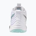 Buty do siatkówki damskie  Mizuno Wave Momentum Elite Mid white/blue tint 3