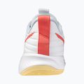 Buty do siatkówki damskie Mizuno Wave Momentum Pro white/calypso coral/pale banan 3