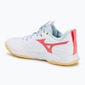 Buty do siatkówki damskie Mizuno Wave Momentum Pro white/calypso coral/pale banan 3
