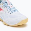 Buty do siatkówki damskie Mizuno Wave Momentum Pro white/calypso coral/pale banan 7