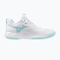 Buty do siatkówki damskie Mizuno Wave Momentum Pro white/blue tint 2