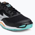 Buty do piłki ręcznej Mizuno Wave Phantom 3 black/tangelo/ice green 7
