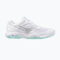 Buty do piłki ręcznej damskie Mizuno Wave Phantom 3 white/blue tint 8
