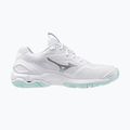 Buty do piłki ręcznej damskie Mizuno Wave Stealth 6 white/blue tint 9
