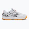 Buty dziecięce Mizuno Stealth Star 3 white/fiery coral 2/citrus 2