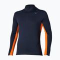 Longsleeve do biegania męski Mizuno Tech Thermal Charge Half Zip baritone blue