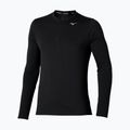 Longsleeve do biegania męski Mizuno Core Impulse Half Zip Tee black