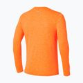Longsleeve do biegania męski Mizuno Core Impulse Half Zip Tee tangelo 2