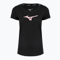 Koszulka do biegania damska Mizuno Core Runbird Tee black/mauve