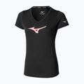 Koszulka do biegania damska Mizuno Core Runbird Tee black/mauve