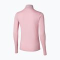 Bluza do biegania damska Mizuno Core Impulse Half Zip Tee bleached mauve 2