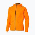 Kurtka do biegania męska Mizuno Tech Thermal Charge Hooded tangelo 5
