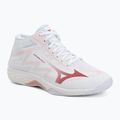 Buty do siatkówki damskie Mizuno Lightning Select Mid white/rose elegance/lava falls