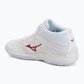 Buty do siatkówki damskie Mizuno Lightning Select Mid white/rose elegance/lava falls 3