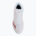 Buty do siatkówki damskie Mizuno Lightning Select Mid white/rose elegance/lava falls 5