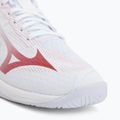 Buty do siatkówki damskie Mizuno Lightning Select white/rose elegance/lava falls 7